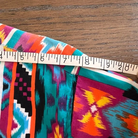 Wrangler Men's Brushpopper Southwestern Pearl Snap Shirt SEE DESCRIPTION - Picture 5 of 15